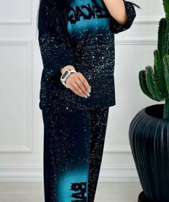 ست تیشرت شلوار بالنسیاگا کهکشان